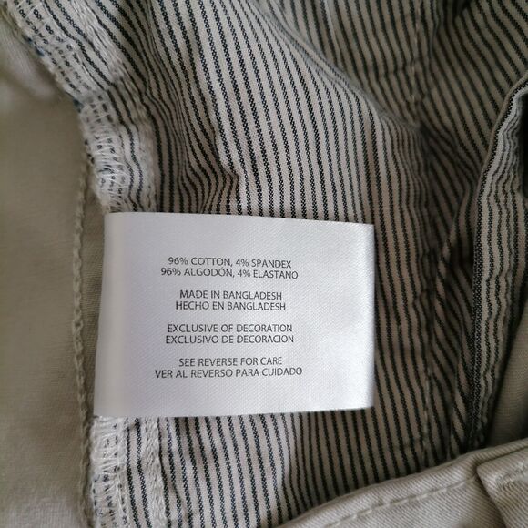 Gap Womens Beige High Rise Flat Front Relaxed Fit Girlfriend Chico Pant Size 12 - Picture 7 of 7